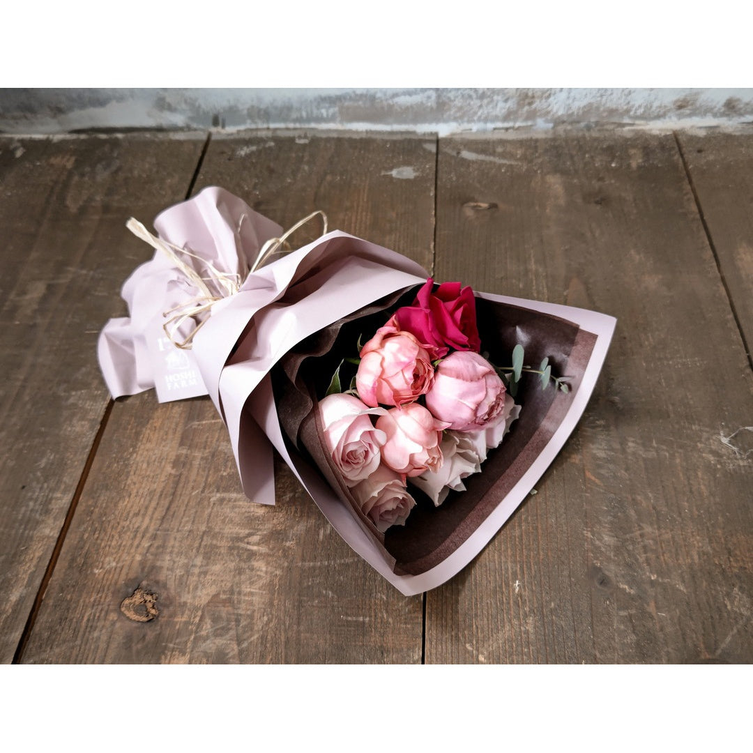 ホシファーム フリルブーケ スイート8本&銀座千疋屋 銀座チョコパウンドケーキ