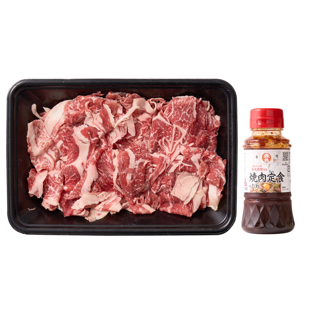 昭和20年創業 大阪「赤丸食堂」の焼肉定食200g