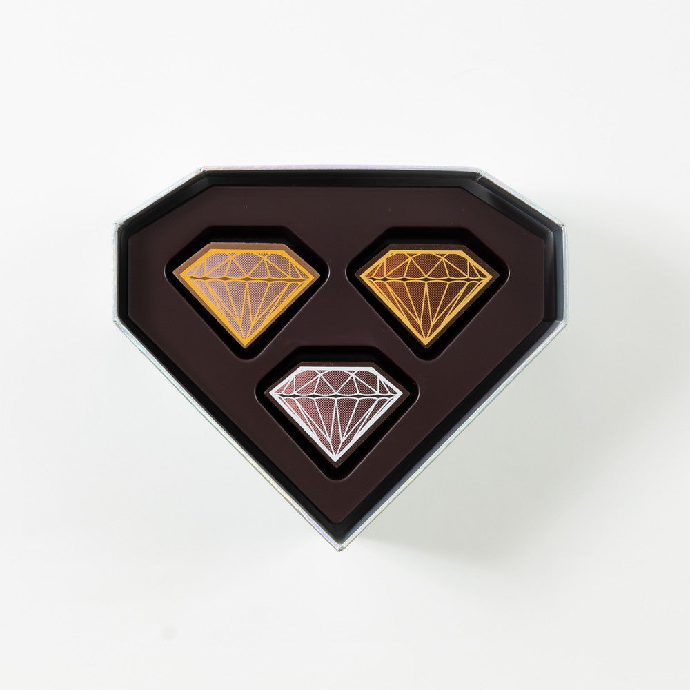 ベルギー高級老舗チョコ DelRey(デルレイ)ダイヤモンドコレクションBOX 3個入