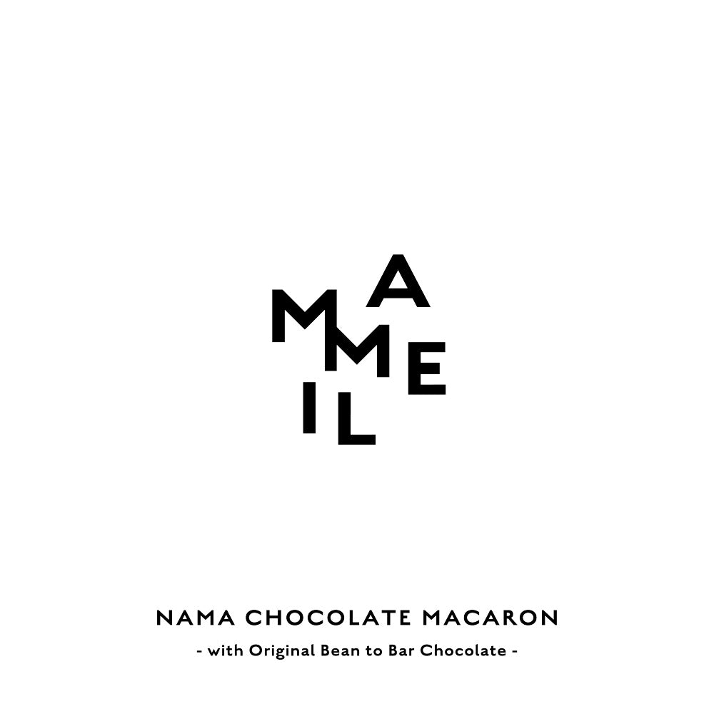 MAMEIL NAMA CHOCOLATE MACARON(生チョコレートマカロン)‑Choco&Creme brulee‑計6個