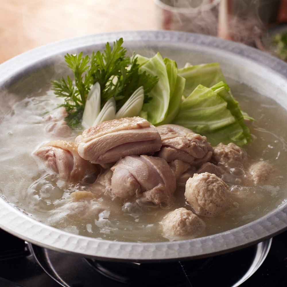 福岡 博多華味鳥 水たき・もつ鍋セット