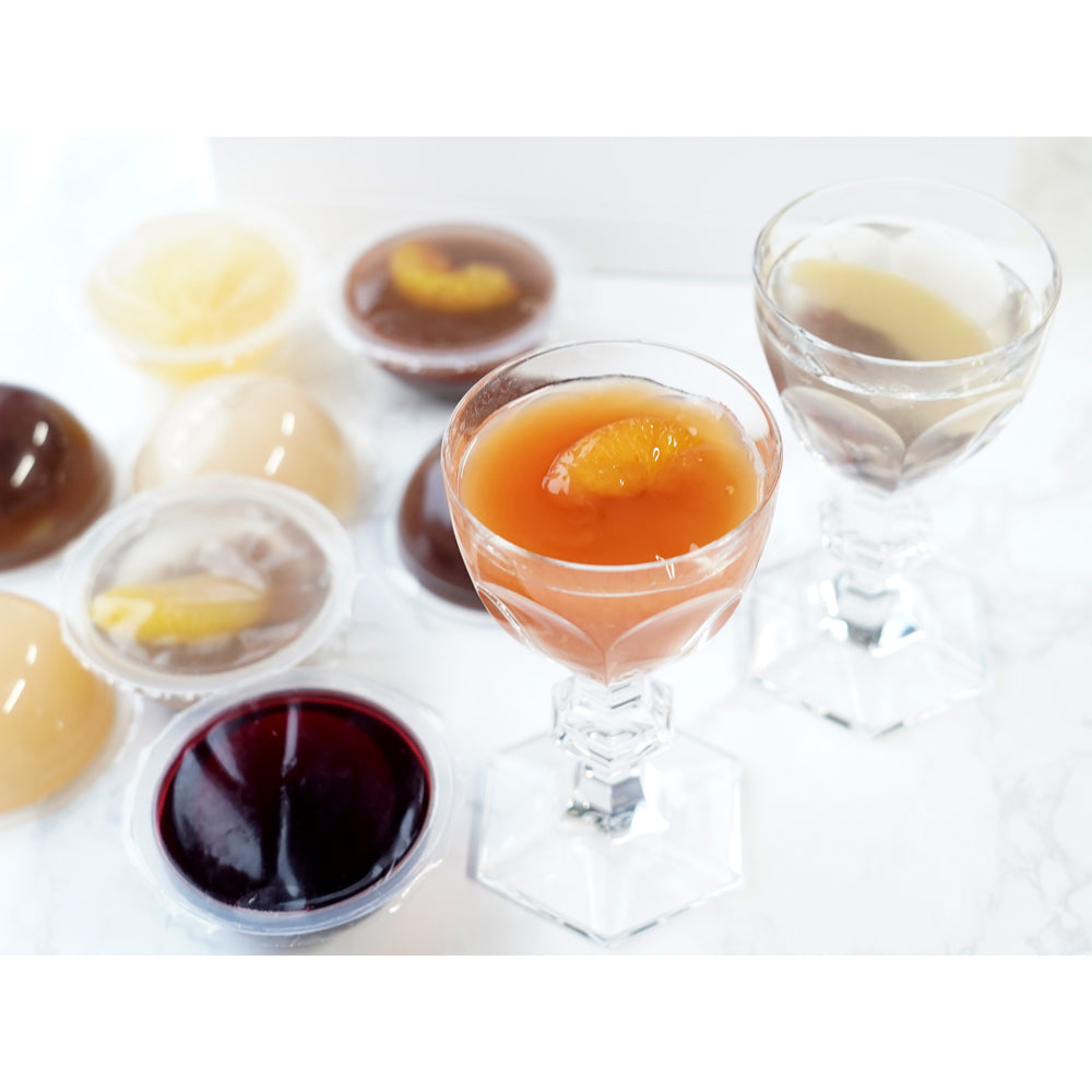 「shirokane sweets TOKYO」涼菓 フルーツゼリー＆フルーツあんみつゼリー(20個GiftBOX)