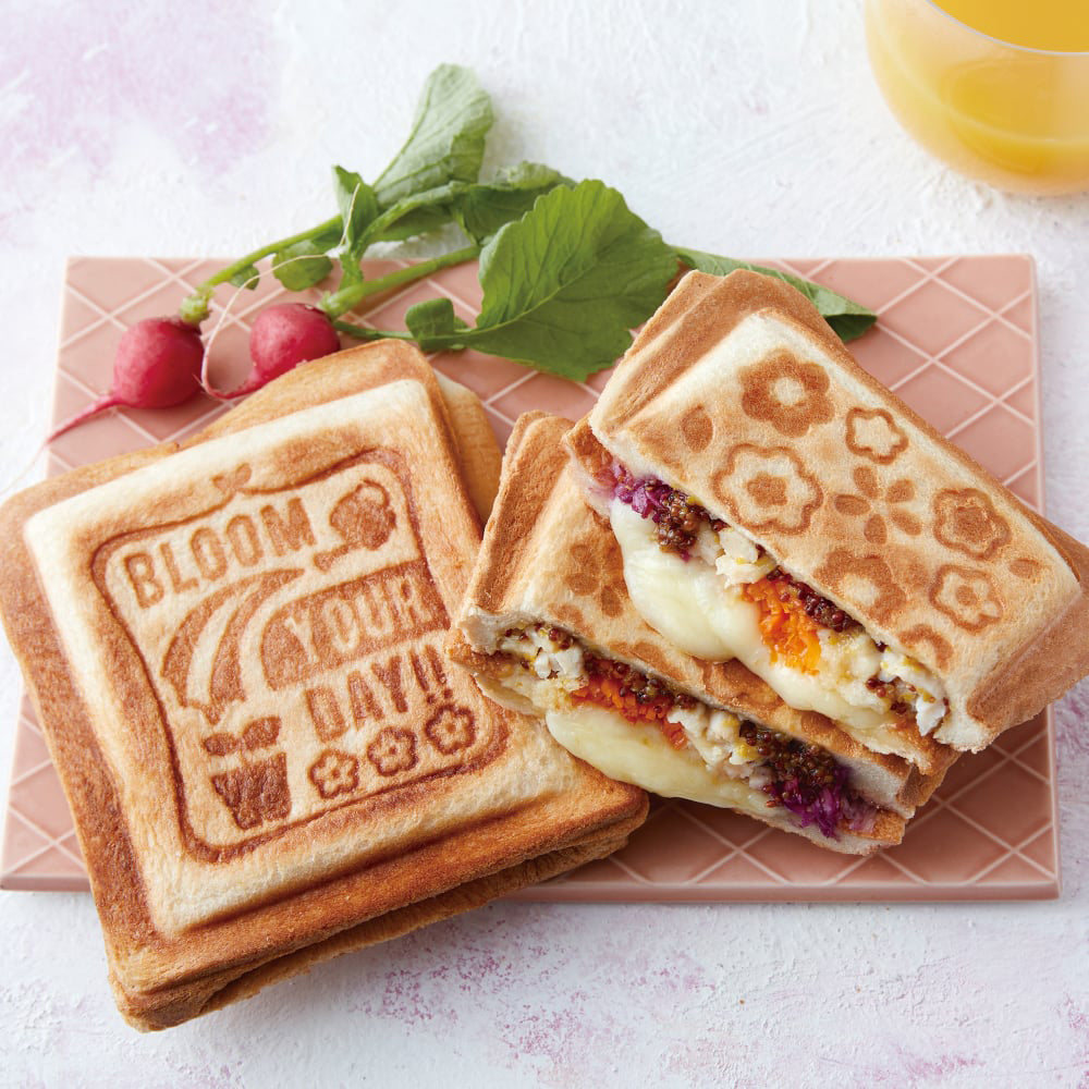 recolte(レコルト) プレスサンドメーカー プラッド レッド