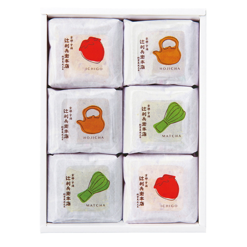 創業萬延元年 京都宇治　辻利兵衛本店　賽の茶　6個