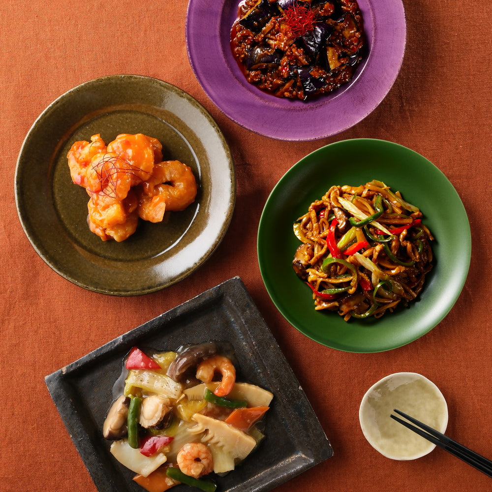 中華の惣菜専門店 「四陸」（フォールー）人気の中華料理4種セット