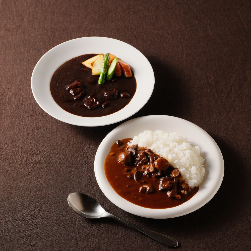 明治36年創業 「日比谷松本楼」 ハイカラカレー＆ビーフシチュー6種食べ比べ