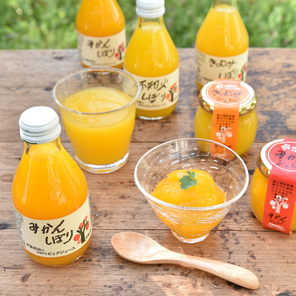 明治30年創業 「伊藤農園」　100％ピュアジュース4種＆ジュレ3種