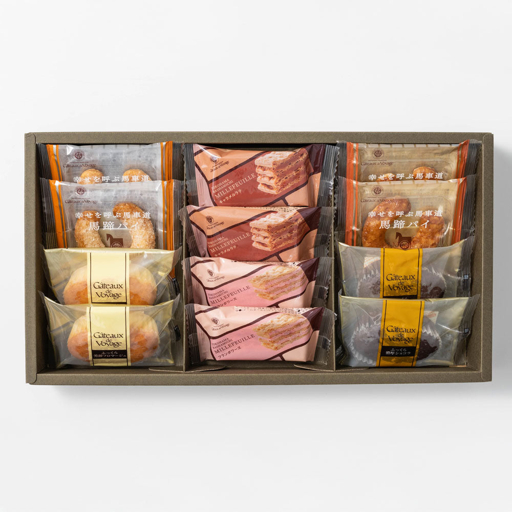 ガトー・ド・ボワイヤージュ　横浜馬車道スイーツ 6種食べ比べ（12個）