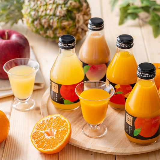 ホシフルーツ　にほんのご馳走果実ジュース 4種飲み比べ（6本）