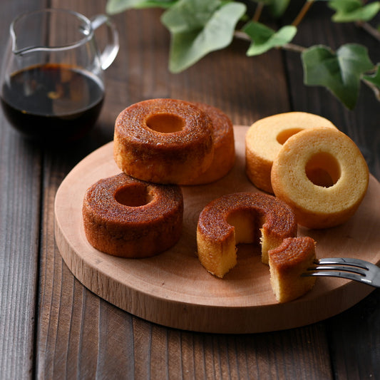 森の庭　焦がしキャラメルがしみ込んだバーム 2種食べ比べ（15個）