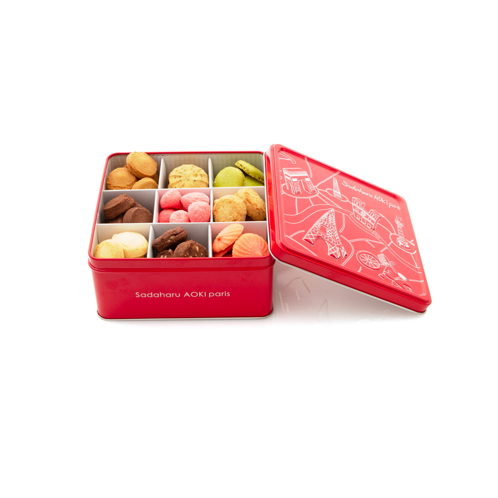 パティスリー・サダハル・アオキ・パリ　コフレアソーティモン ドゥ ビスキュイ ルージュ モワイヤン