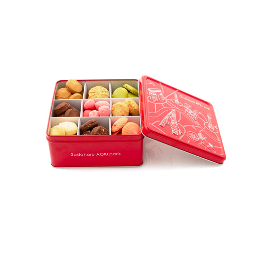 パティスリー・サダハル・アオキ・パリ　コフレアソーティモン ドゥ ビスキュイ ルージュ モワイヤン