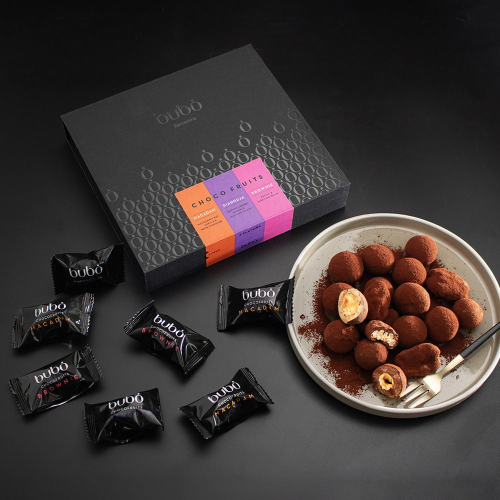 ブボ・バルセロナ　チョコフルーツ　アソートボックス（3種・18個入）