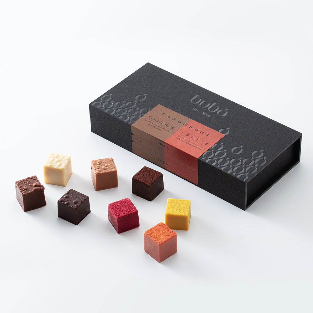 ブボ・バルセロナ　キューブボンボン　カタランナッツ＆フルーツ（8種）