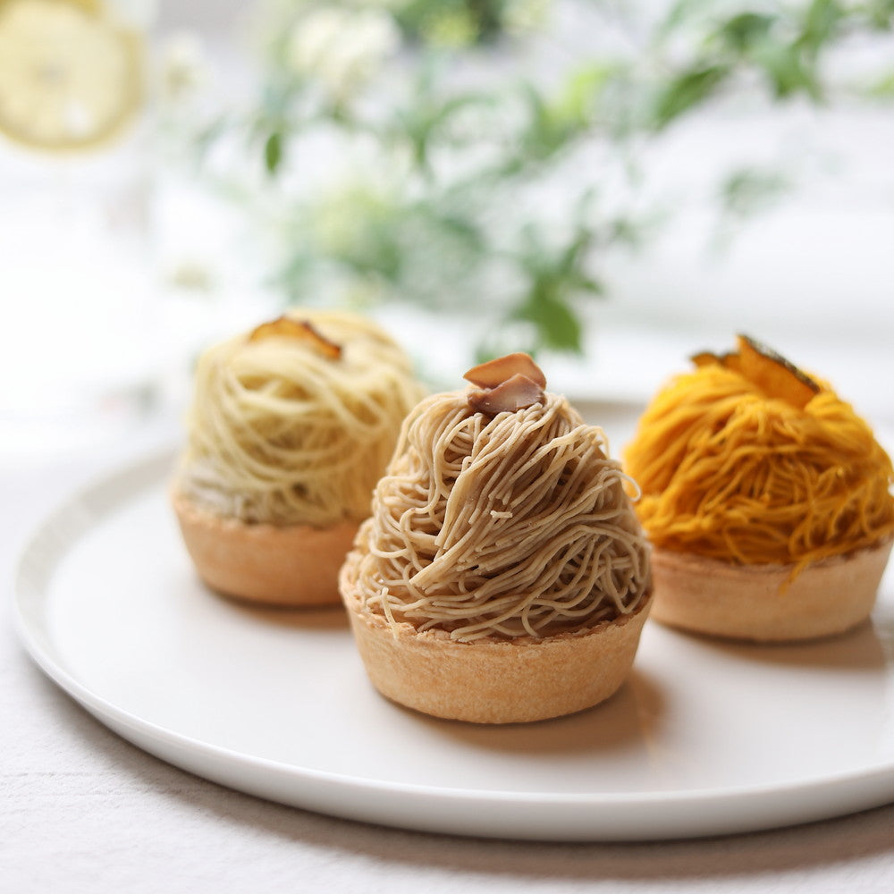 高級和栗モンブラン専門店「いも栗カボチャ」　百万石モンブラン（3個）