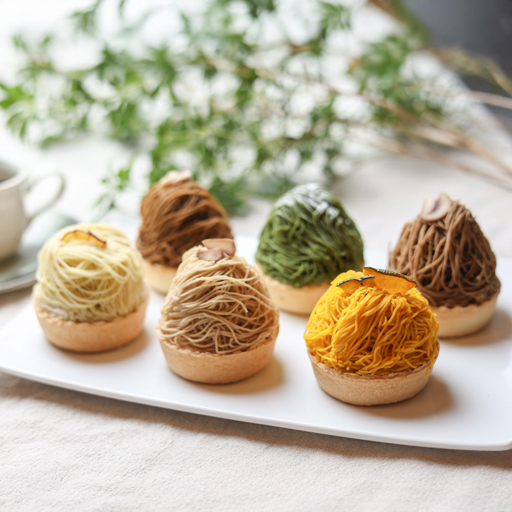 高級和栗モンブラン専門店「いも栗カボチャ」　いも栗カボチャモンブラン尽くし（6個）