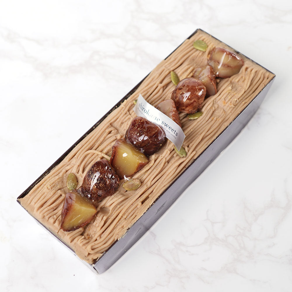 白金スイーツ 和栗のチーズケーキモンブラン（和栗渋皮煮）