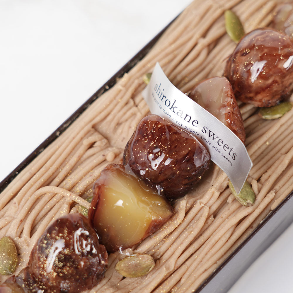 白金スイーツ 和栗のチーズケーキモンブラン（和栗渋皮煮）