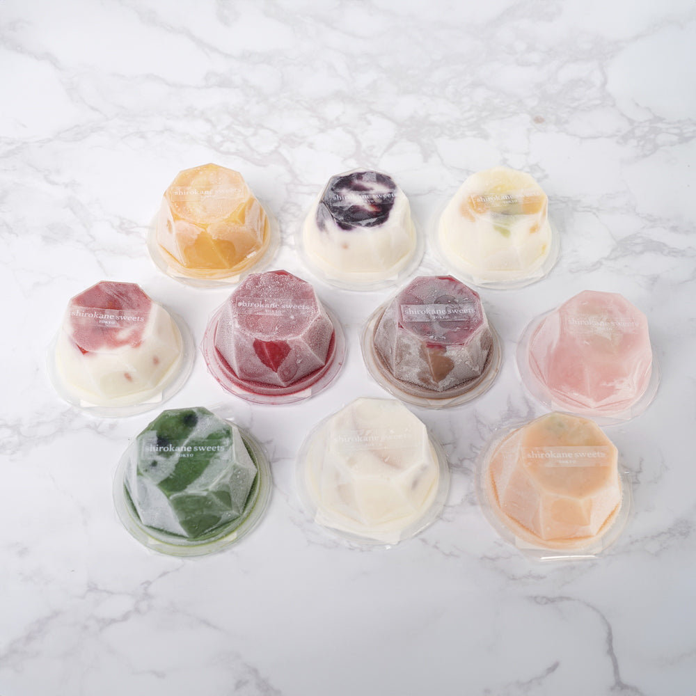 shirokane sweets TOKYOプレミアム手作りアイスクリーム　フルーツバニラ　３個入り