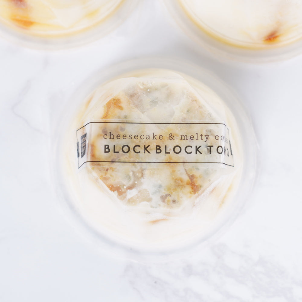 BLOCK BLOCK TOKYOBLOCK BLOCK TOKYO バスク手作りアイスクリーム（ブルー）3個入