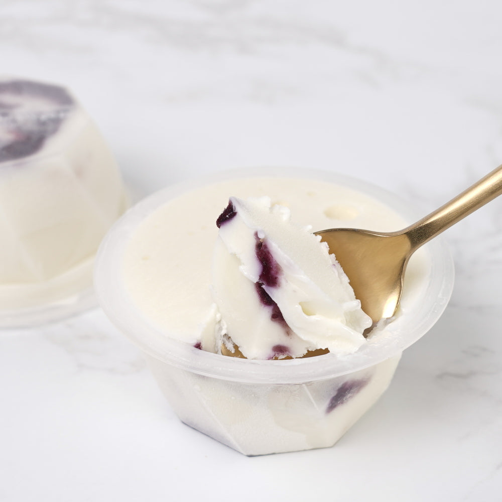 shirokane sweets TOKYOプレミアム手作りアイスクリーム　ブルーベリーチーズ　３個入り