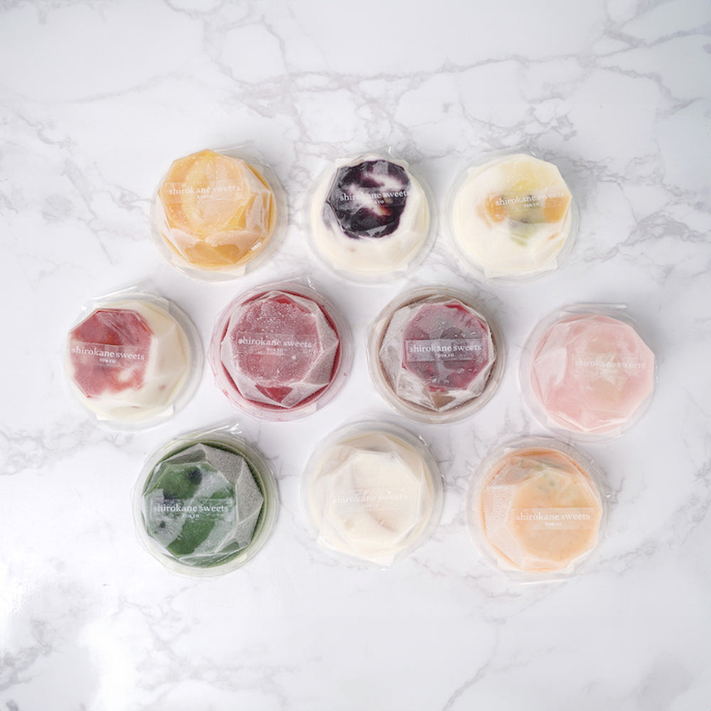 shirokane sweets TOKYOプレミアム手作りアイスクリーム　マンゴーオレンジ　３個入り