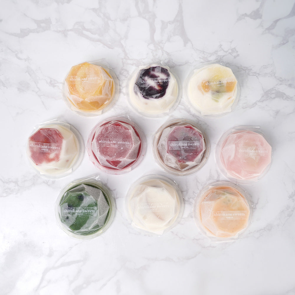 shirokane sweets TOKYOプレミアム手作りアイスクリーム　マンゴーオレンジ　３個入り