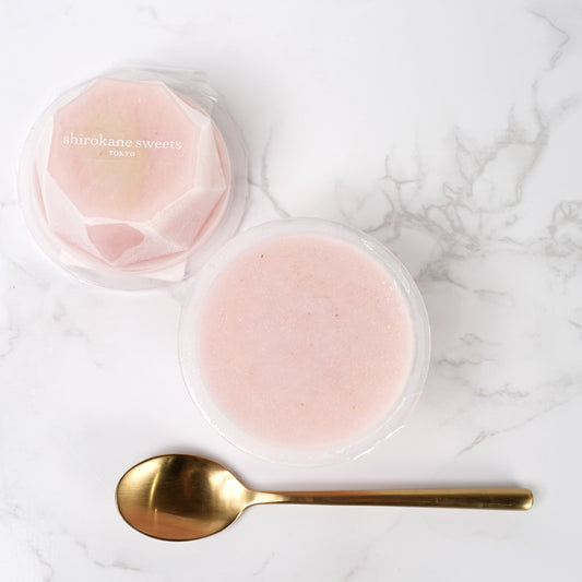 shirokane sweets TOKYOプレミアム手作りアイスクリーム　ピーチレモン　３個入り