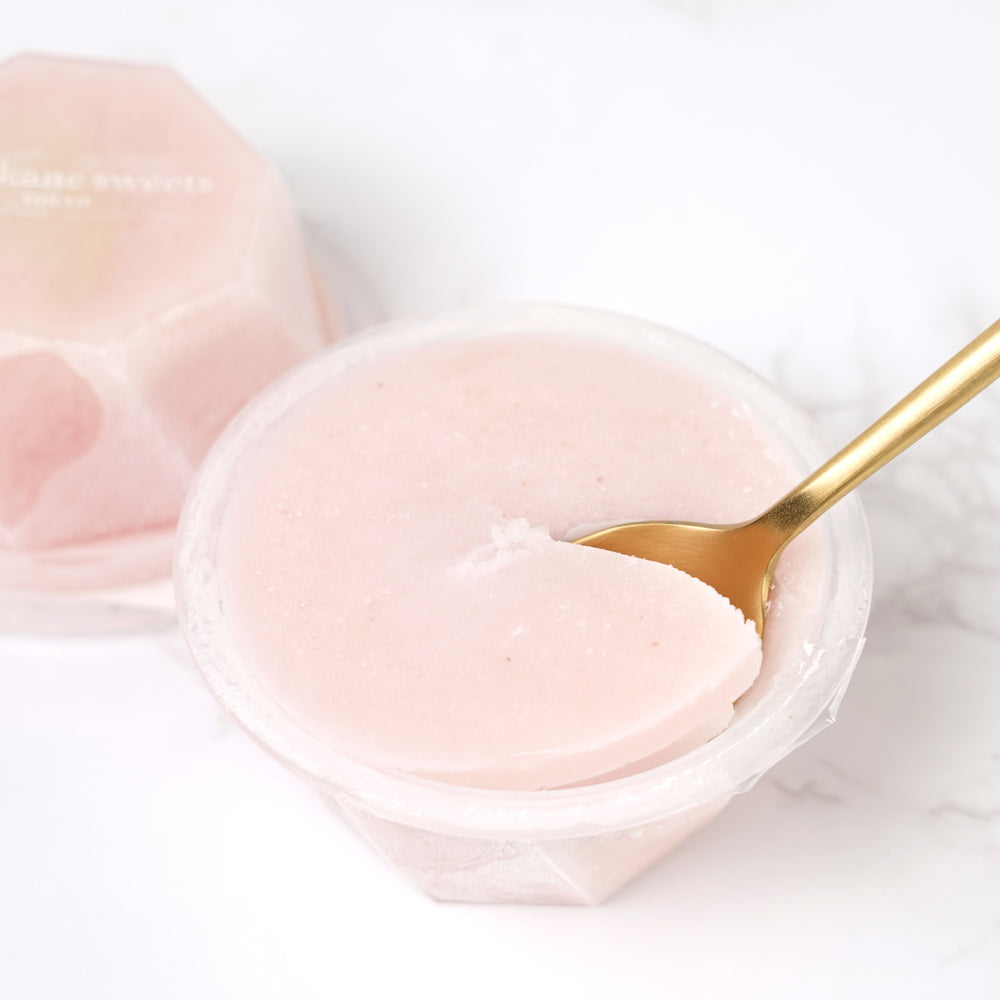 shirokane sweets TOKYOプレミアム手作りアイスクリーム　ピーチレモン　３個入り