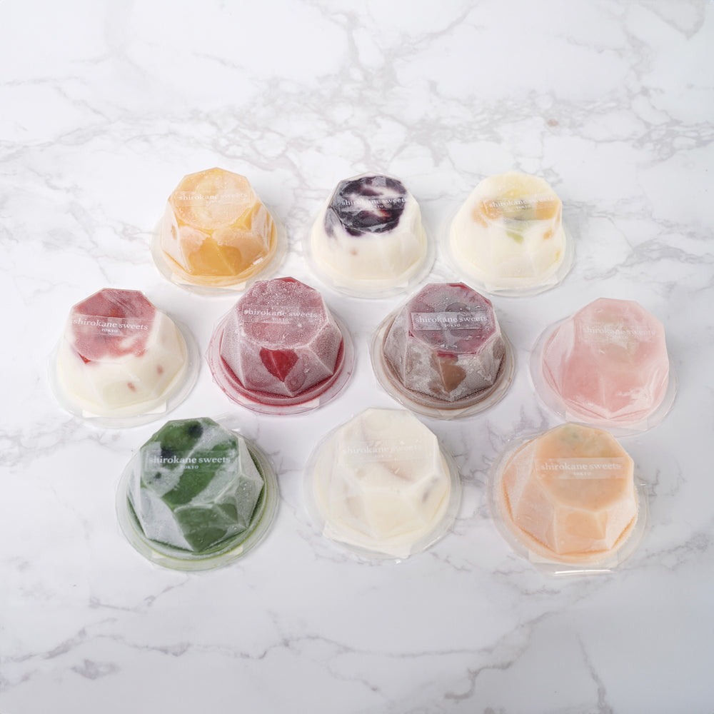 shirokane sweets TOKYOプレミアム手作りアイスクリーム　ピーチレモン　３個入り