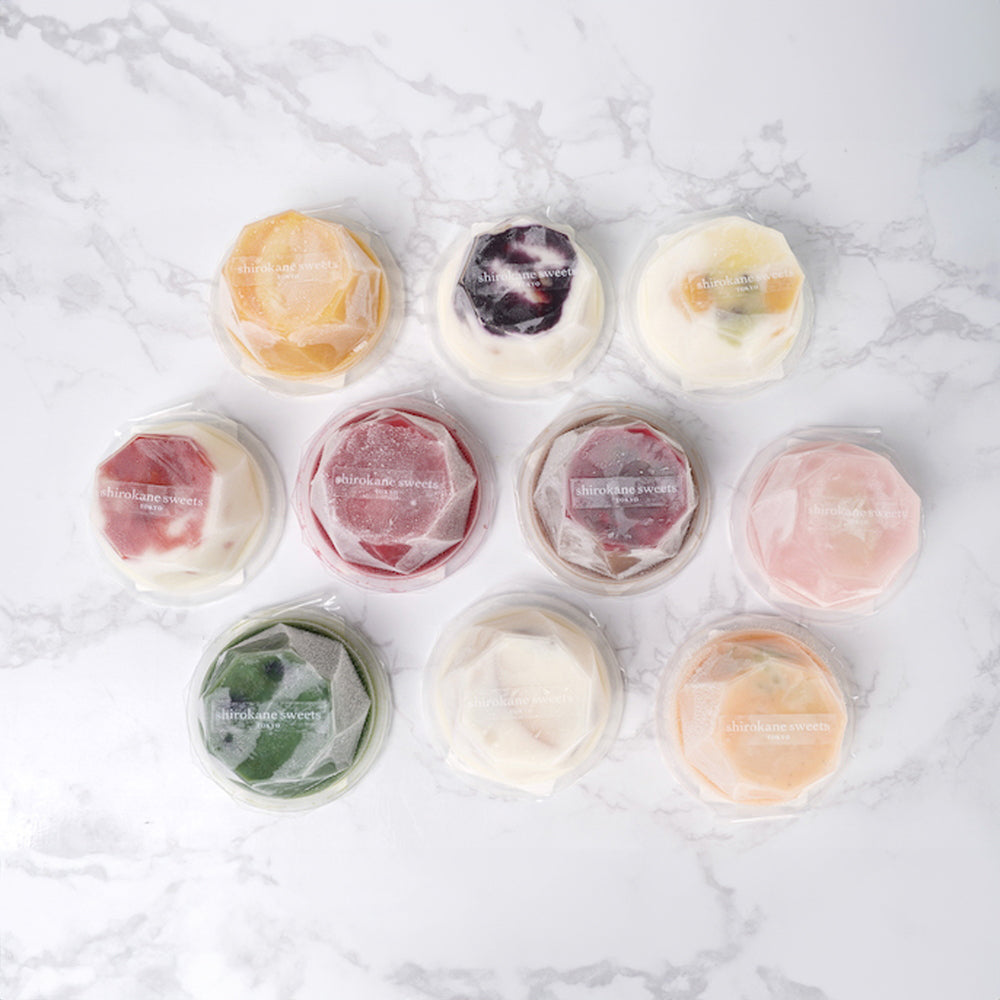 shirokane sweets TOKYOプレミアム手作りアイスクリーム　ピーチレモン　３個入り