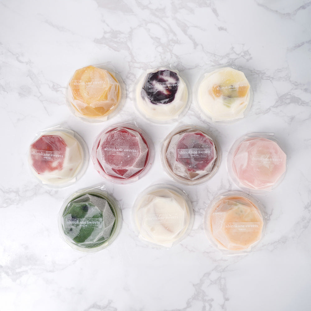 shirokane sweets TOKYOプレミアム手作りアイスクリーム　フルーツバニラ　３個入り