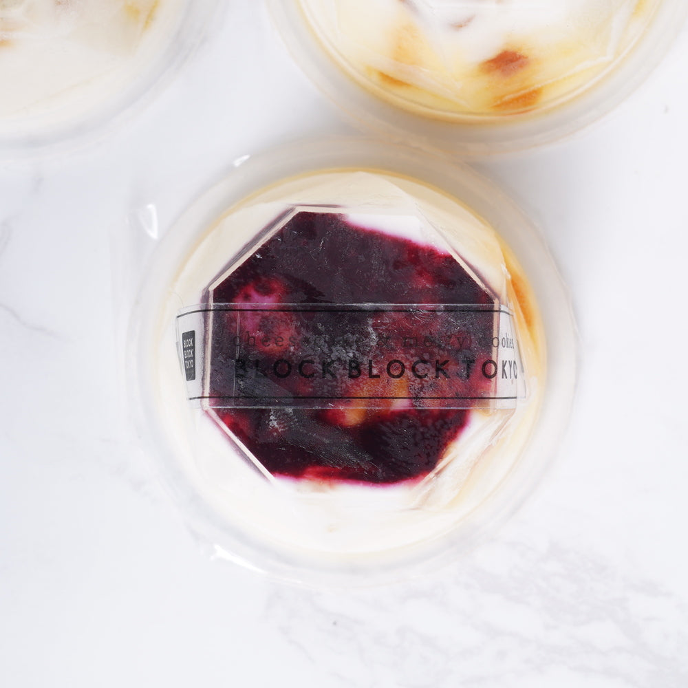 BLOCK BLOCK TOKYOBLOCK BLOCK TOKYOバスク手作りアイスクリーム（カシス）3個入