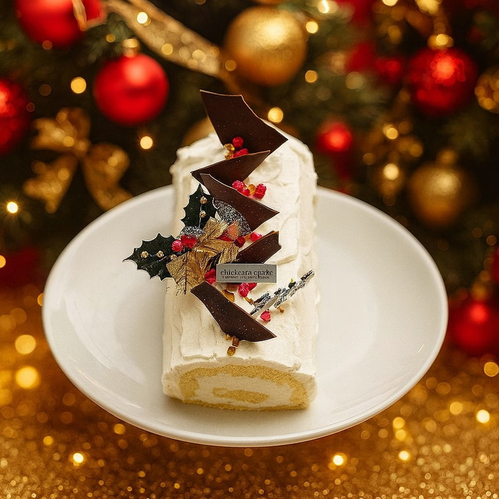 白金スイーツ　白金ブッシュドノエル（プレーン）