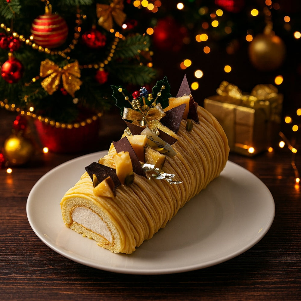 白金スイーツ　白金ブッシュドノエル（幻のさつまいも　シルクスイート）