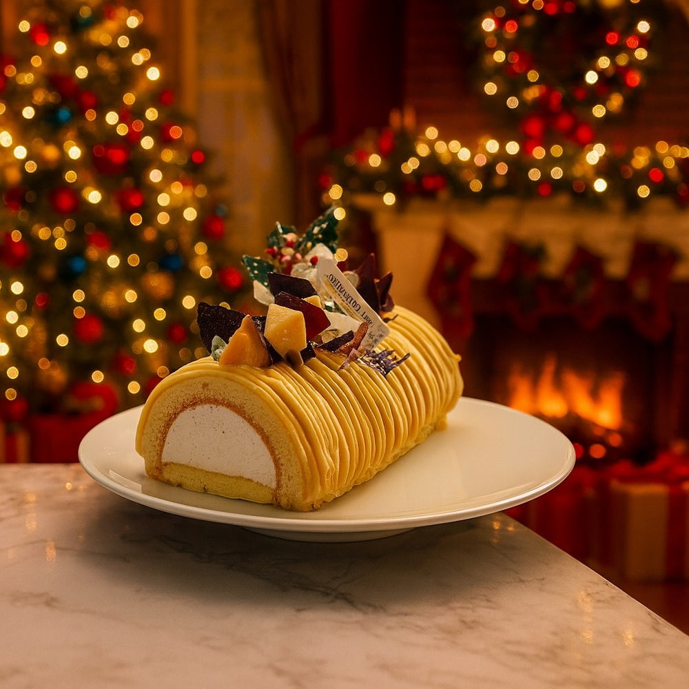 白金スイーツ　白金ブッシュドノエル（幻のさつまいも　シルクスイート）