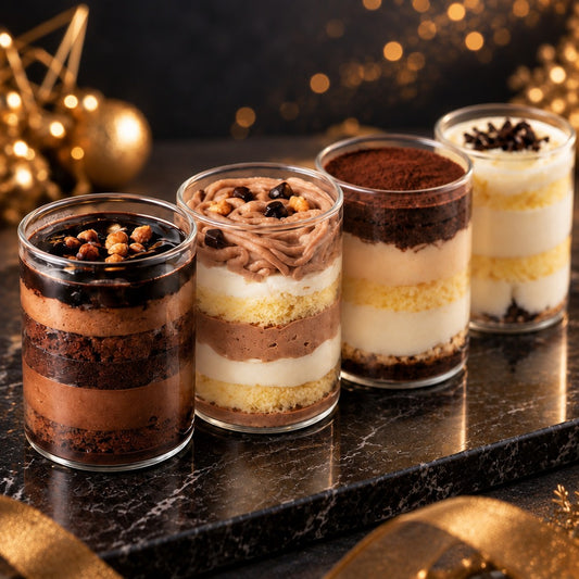 shirokane sweets TOKYO　白金グラスケーキ　ショコラクリスマス限定　4種食べ比べセット