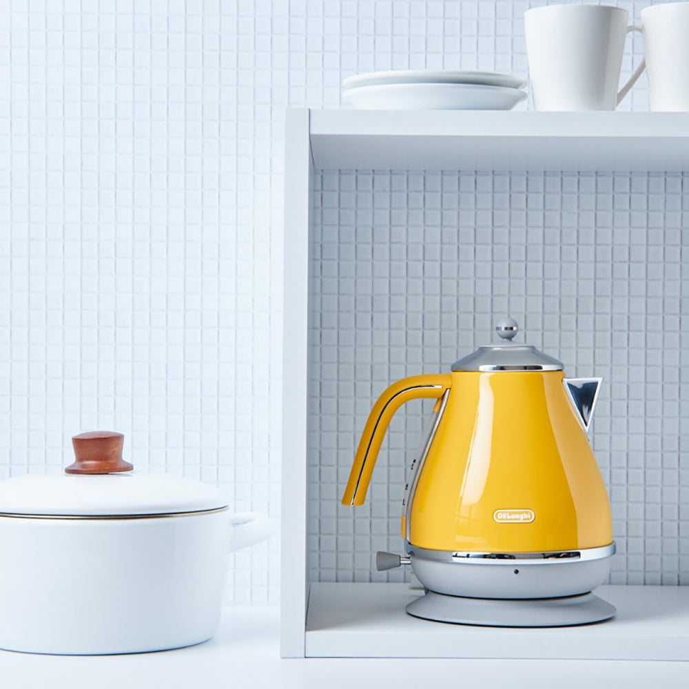 デロンギ アイコナ・キャピタルズ 電気ケトル（NYCイエロー）