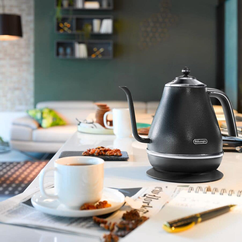 デロンギ アイコナ 電気カフェケトル プレステージグレー