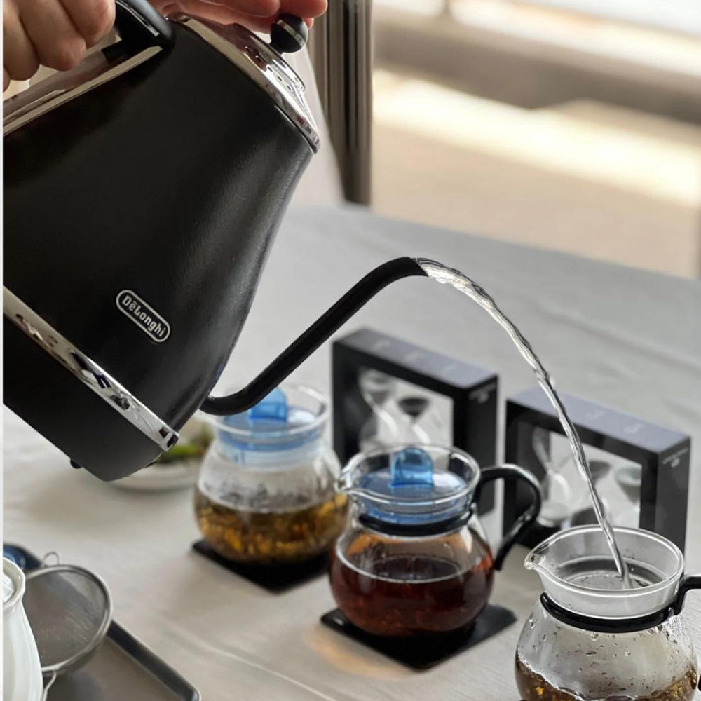 デロンギ アイコナ 電気カフェケトル プレステージグレー