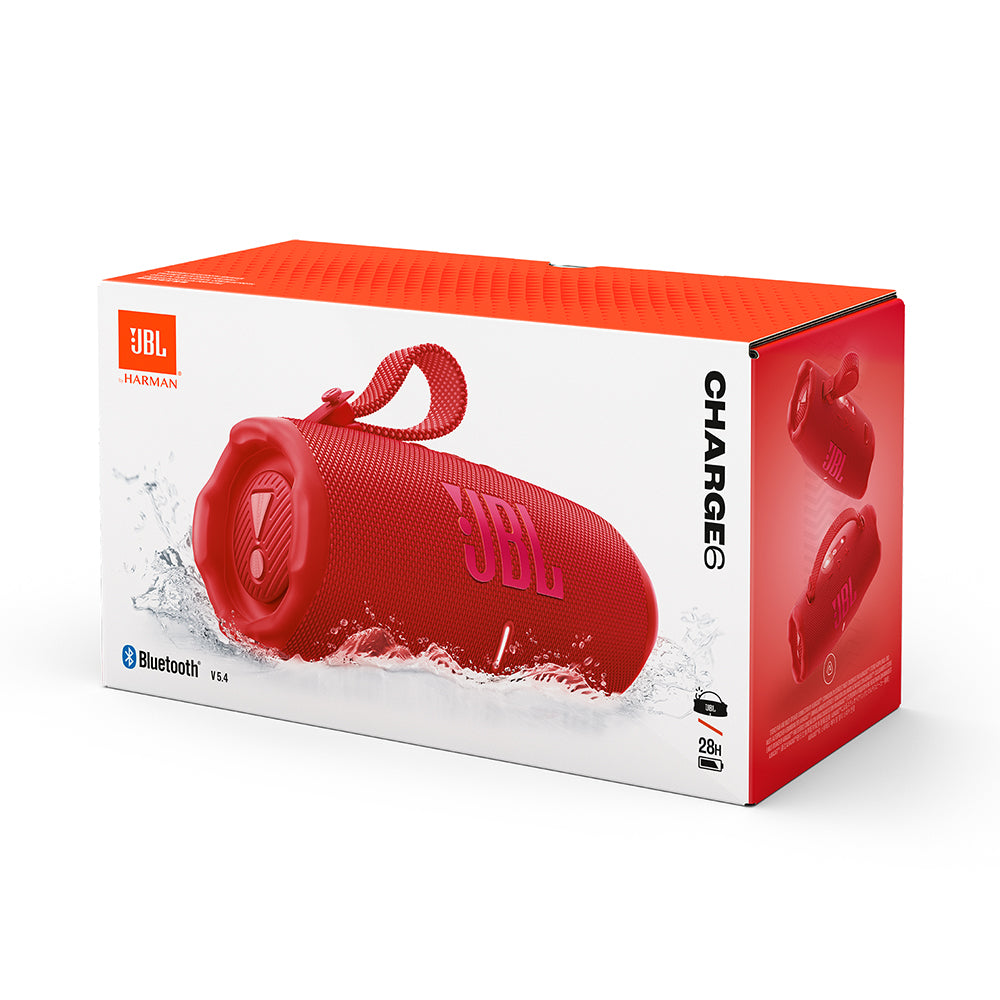 JBL　防水ポータブルスピーカーCHARGE 6　Red
