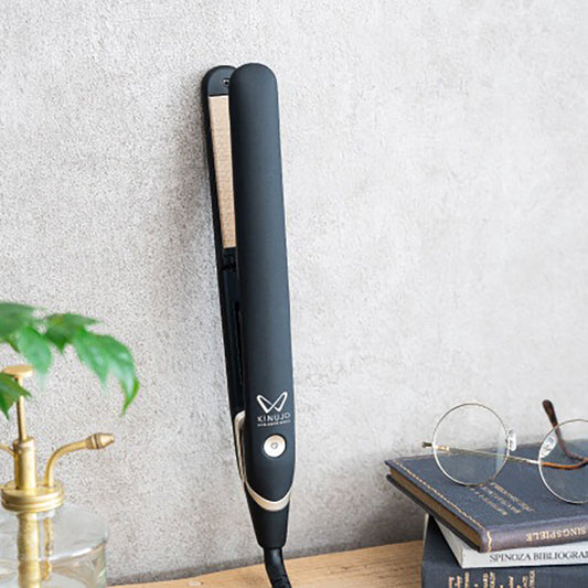 KINUJO W-worldwide model-　海外対応ストレートアイロン　ブラック