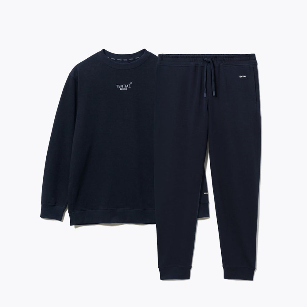 リカバリーウェア BAKUNE スウェット 上下 ネイビー(Men'S_S)