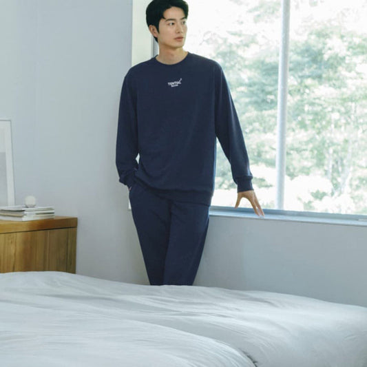リカバリーウェア BAKUNE スウェット 上下 ネイビー (Men'S_L)