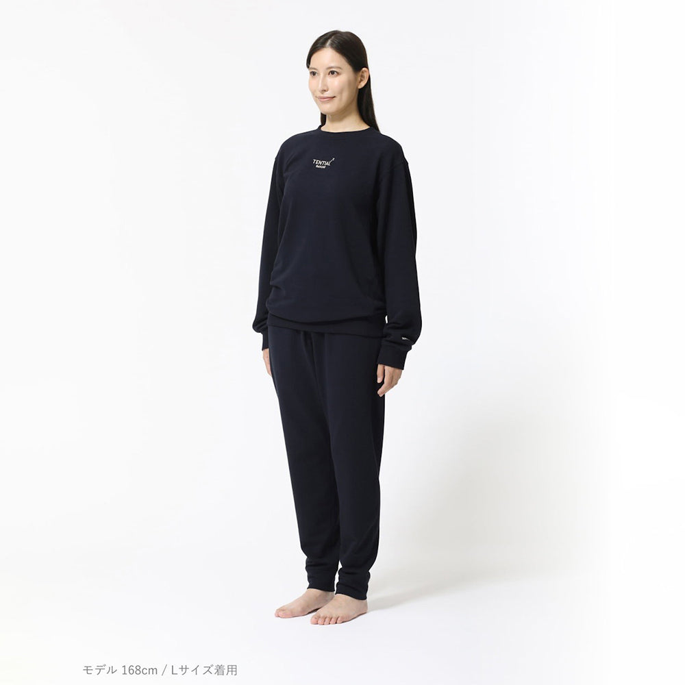 リカバリーウェア BAKUNE スウェット 上下 ネイビー (Women’s_L)