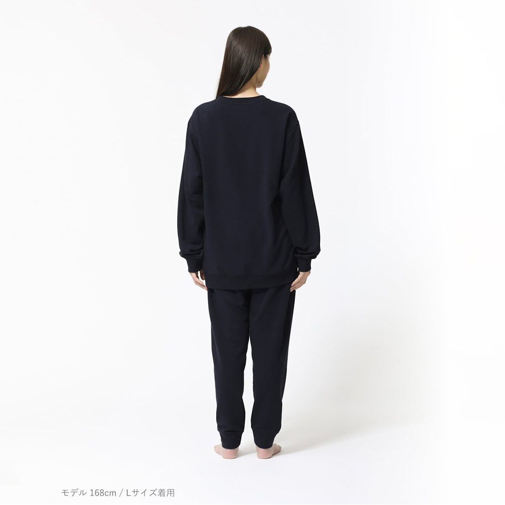 リカバリーウェア BAKUNE スウェット 上下 ネイビー (Women’s_XL)