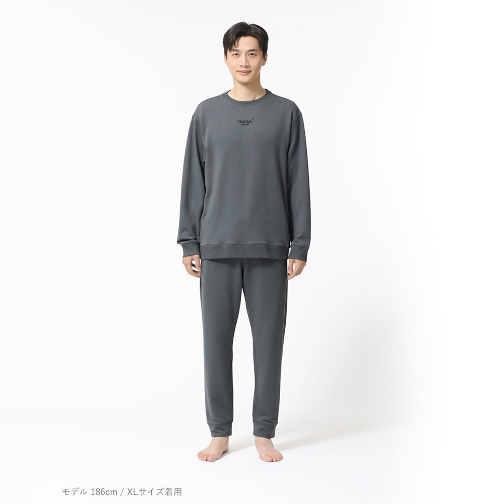 リカバリーウェア BAKUNE スウェット 上下 ダークグレー (Men'S_L)