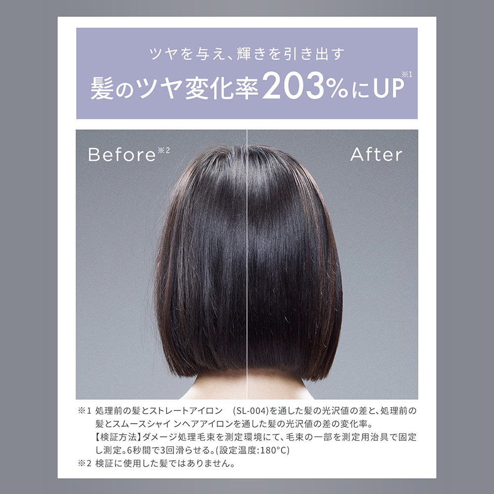 SALONIA ｽﾑｰｽｼｬｲﾝ　ｽﾄﾚｰﾄｱｲﾛﾝ24㎜SAL23105BK　ブラック