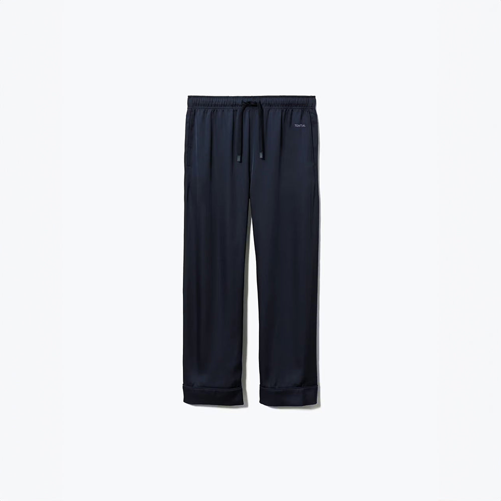 リカバリーウェア BAKUNE パジャマサテン上下(Unisex) ネイビーM