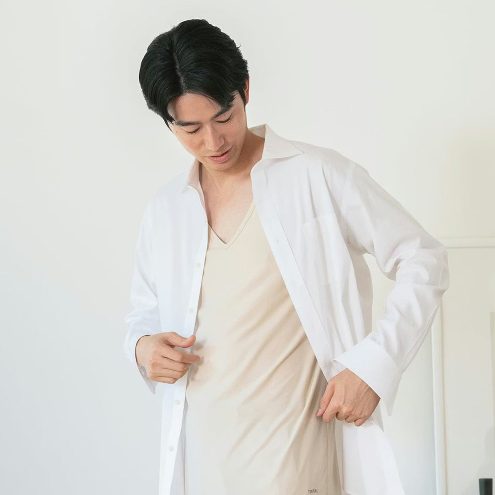リカバリーウェア BAKUNE インナーウェア半袖(Vﾈｯｸ) Men'sブラック(M)　2枚